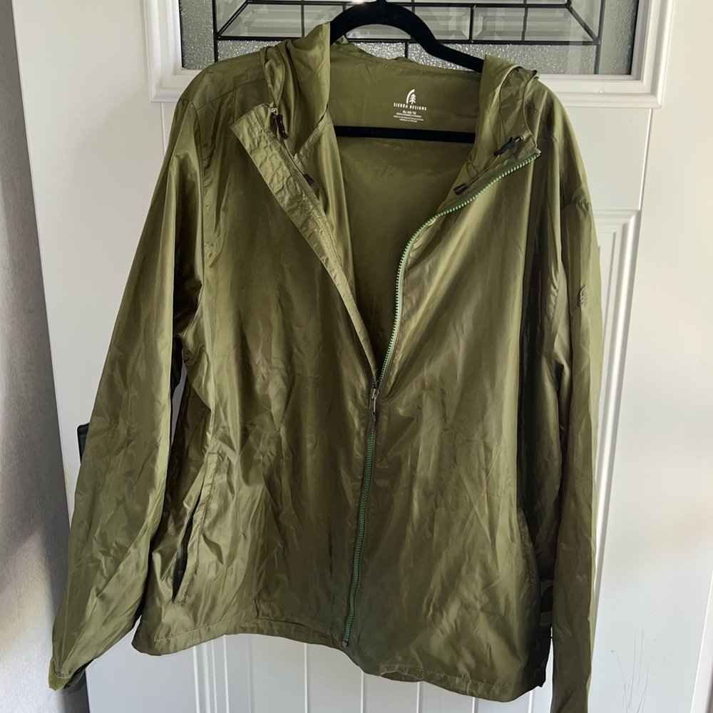 Sierra Designs Olive Green Raincoat